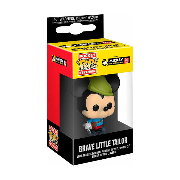 Funko Pop Keychain: Mickey'S 90Th - Brave Little Tailor