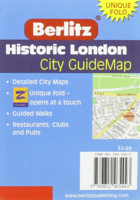 Berlitz Historic London City Guidemap