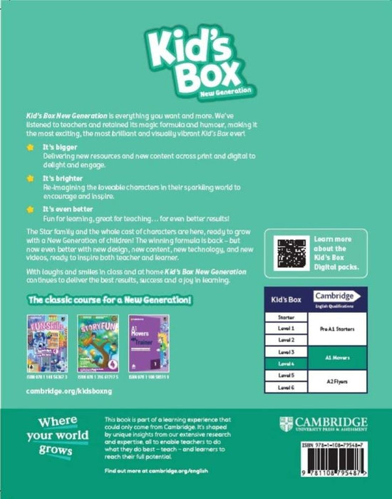 Cambridge Kid's Box New Generation Pupil's Book 4 with eBook