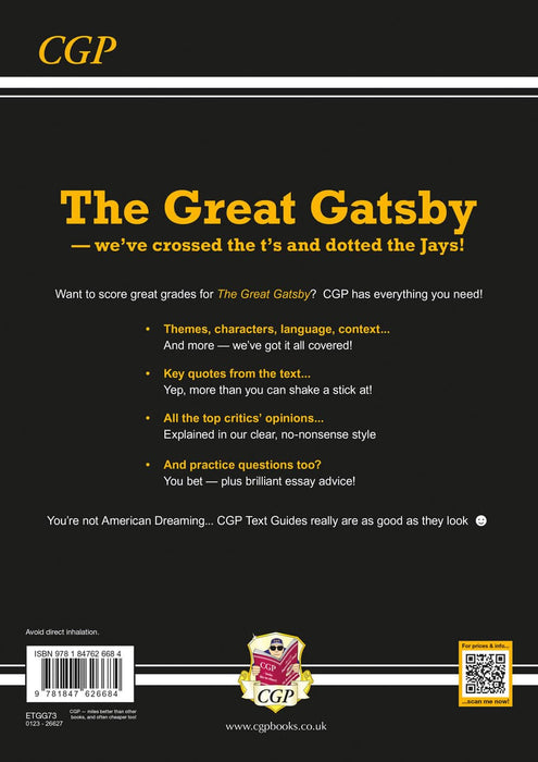 Etgg71 A-Level English Text Guide - The Great Gatsby
