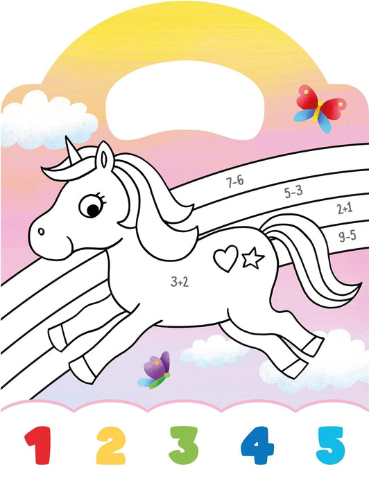 Colour By Maths Unicorn