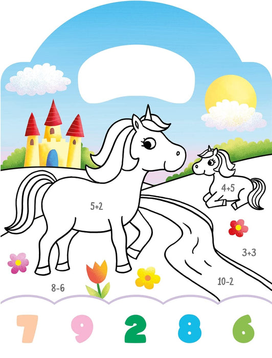 Colour By Maths Unicorn