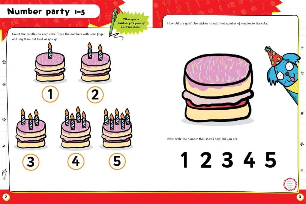 Help With Homework: Age 3+ Numbers