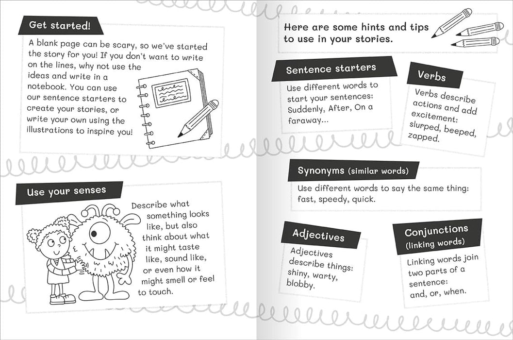 Create & Colour Stories Out Of This World