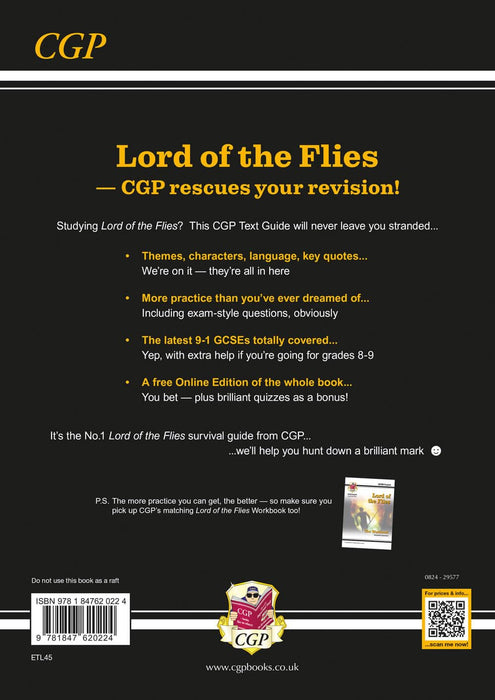 Etl43 Gcse English Text Guide - Lord Of The Flies