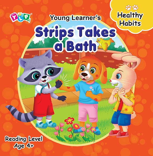 Young Learner's Healthy Habits Strips Takes a Bath
