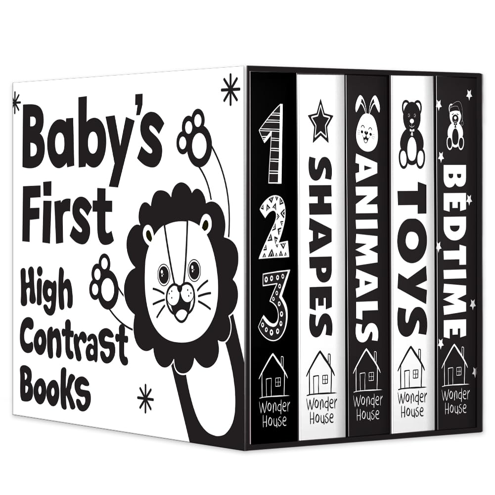 Baby’s First High-Contrast Books Boxed Set [Box Set of 5] Board book