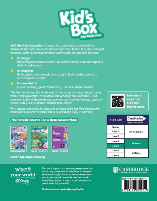 Cambridge Kid's Box New Generation Activity Book 4 with Digital Pack