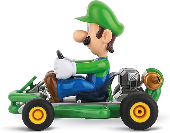 Carrera RC I 2.4GHz Mario Kart Pipe Kart I Luigi RC Vehicle I Official Licensed I Authentic Design I For Nintendo Fans I Remote Control Car