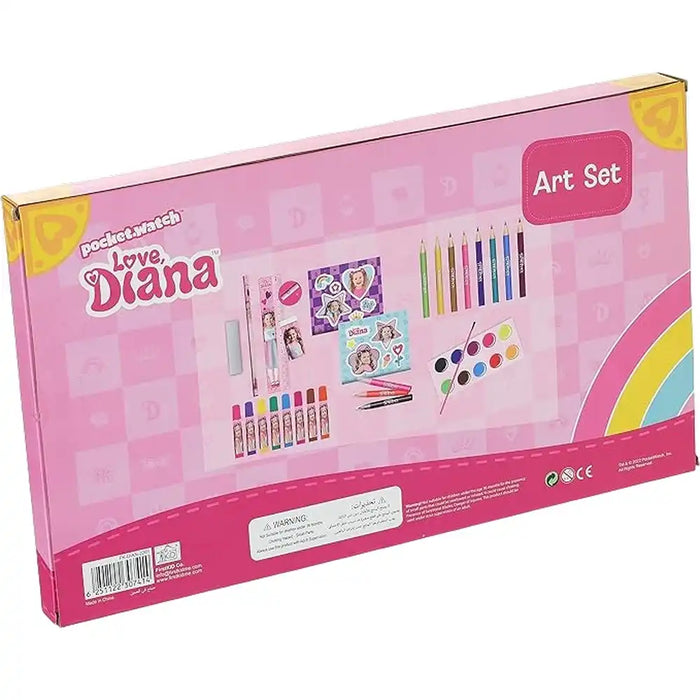 Love Diana 52 Pieces Art Set
