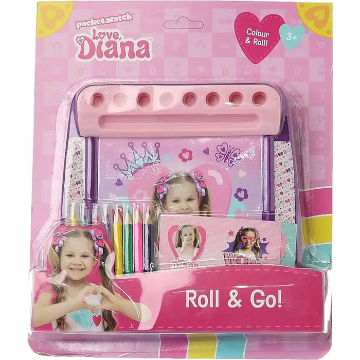 Love Diana Roll and Go Coloring
