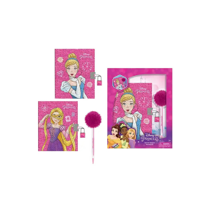 Princess Secret Sequin Notebook