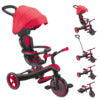 Globber Explorer Trike Tricycle (4 in 1) - Red