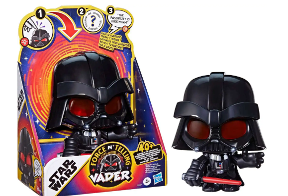 Star Wars Force N' Telling Darth Vader Exclusive Talking Figure [Lights & Sounds, 40+ Answers & Eye Expressions!]