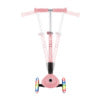 Globber Junior Foldable Lights Scooter - Pastel Pink