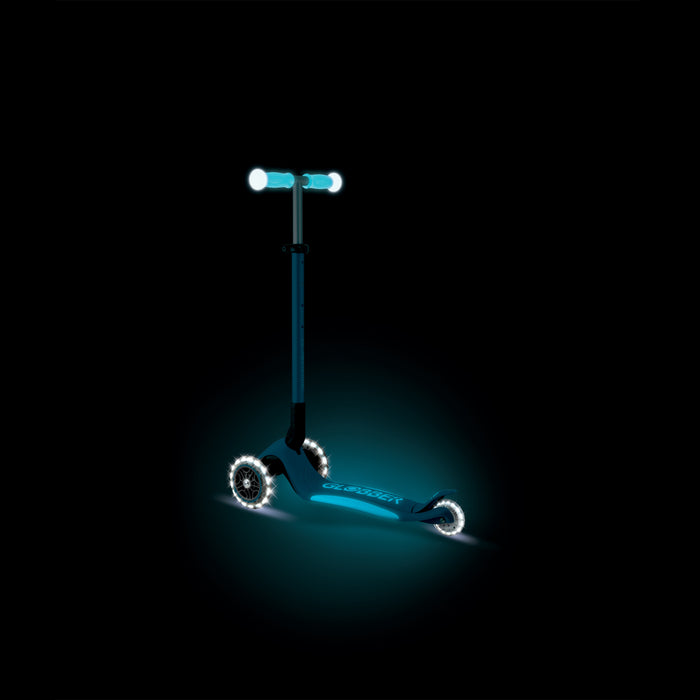 Globber Elite Glow Lights Scooter - Patrol Blue
