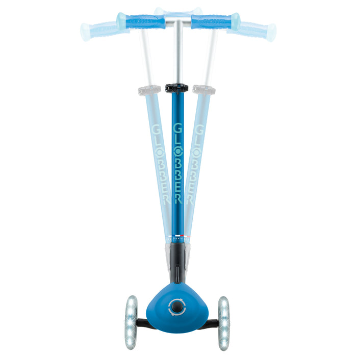 Globber Elite Glow Lights Scooter - Patrol Blue