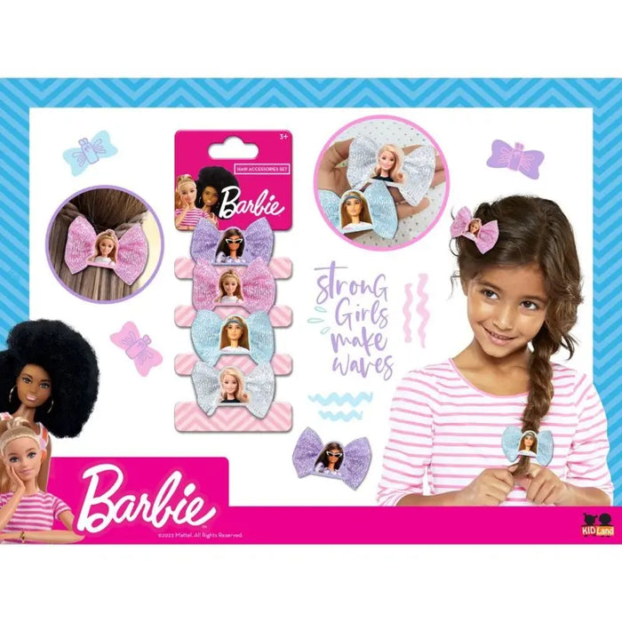 Barbie Bow Clips (Set of 4)