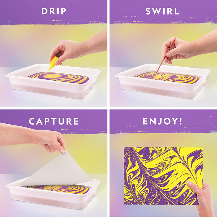 National Geographic Paint marbling craft kit