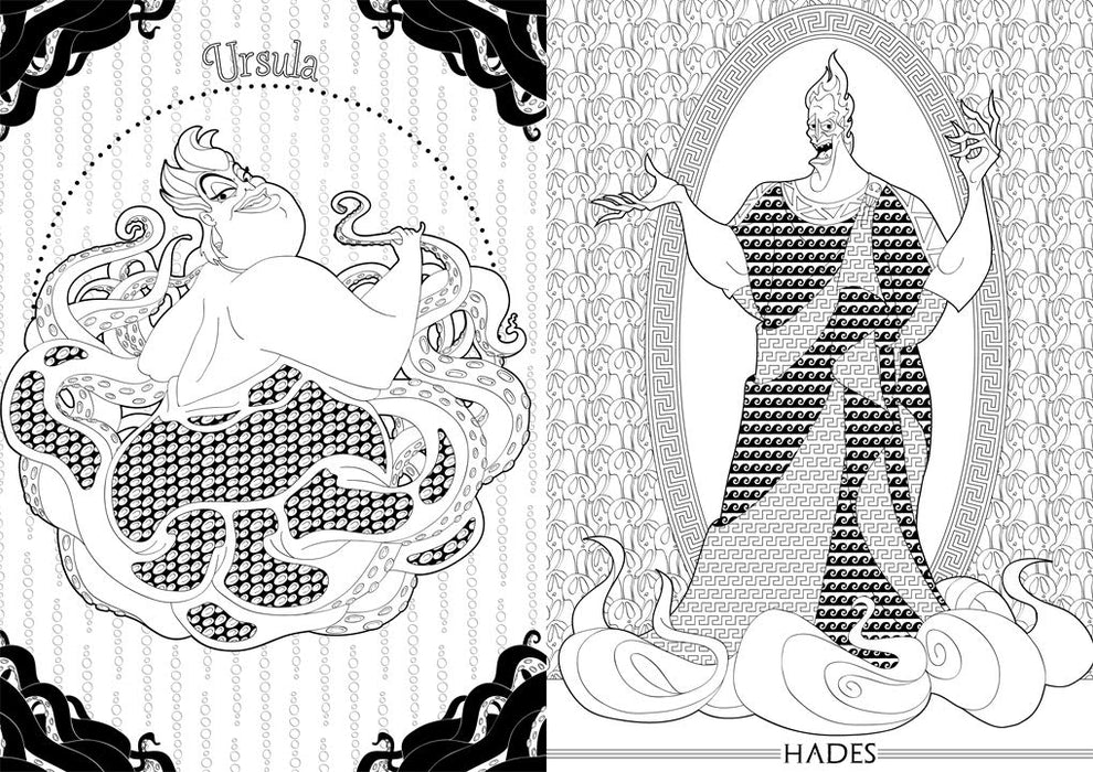 Disney Willains Colouring