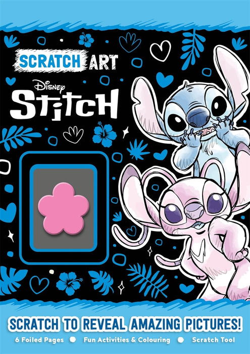 Disney Stitch: Scratch Art (With foiled pages, activities and colouring!)