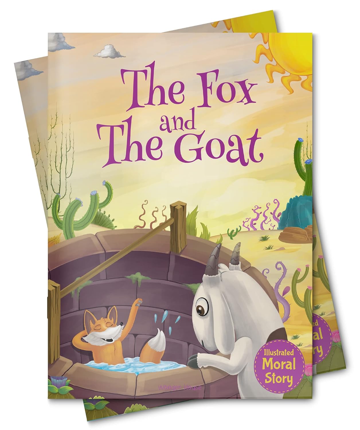 The Fox and the Goat - Illustrated Moral Story for Children
