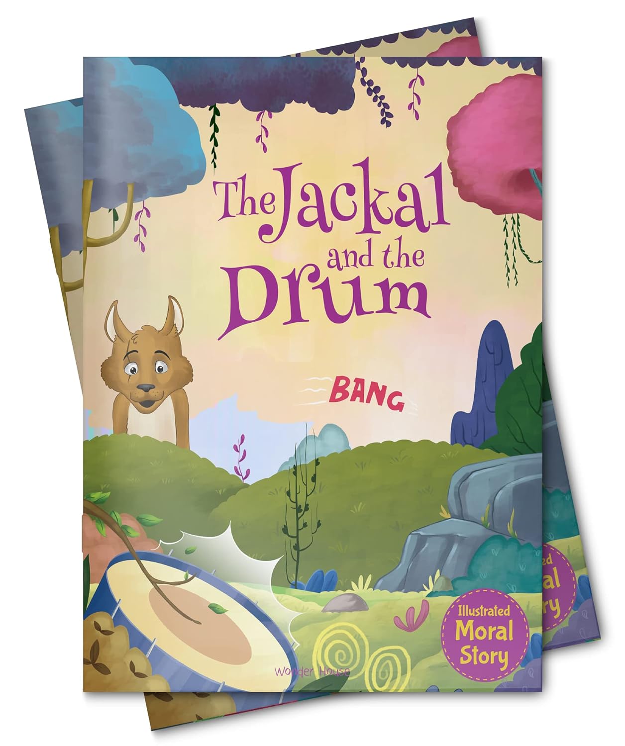 The Jackal and the Drum - Illustrated Moral Story for Children