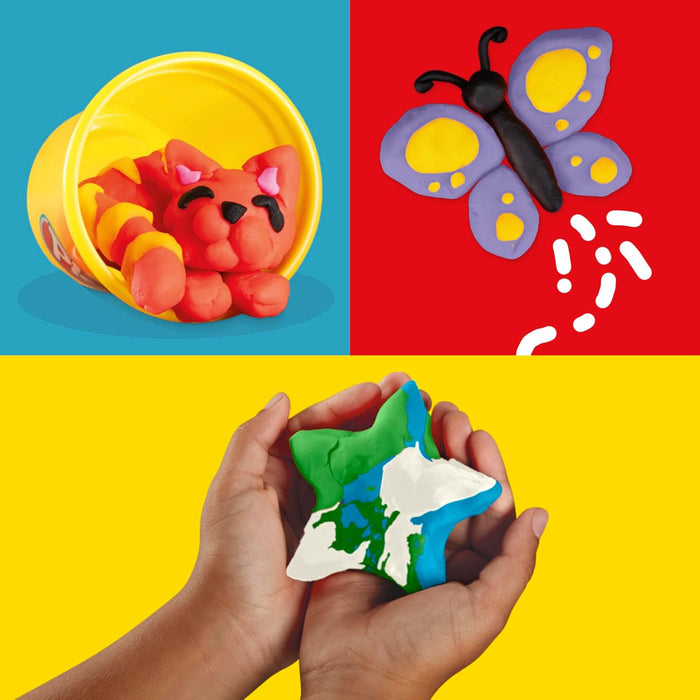 Hasbro Play-Doh, Favorite Color, Gift Ideas for Boys and Girls, 9-Pack, Manual Activities