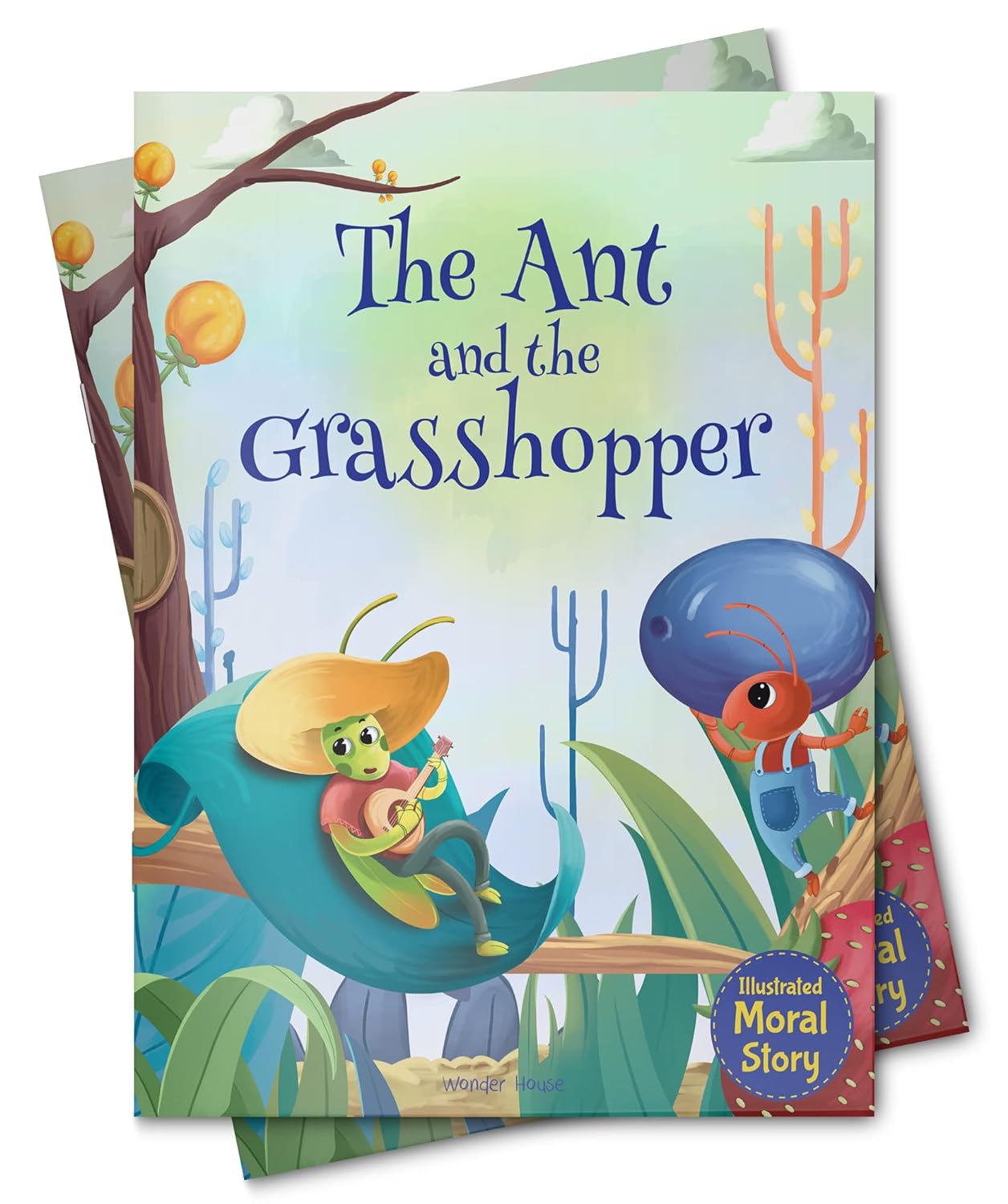 The Ant and the Grasshopper - Illustrated Moral Story for Children