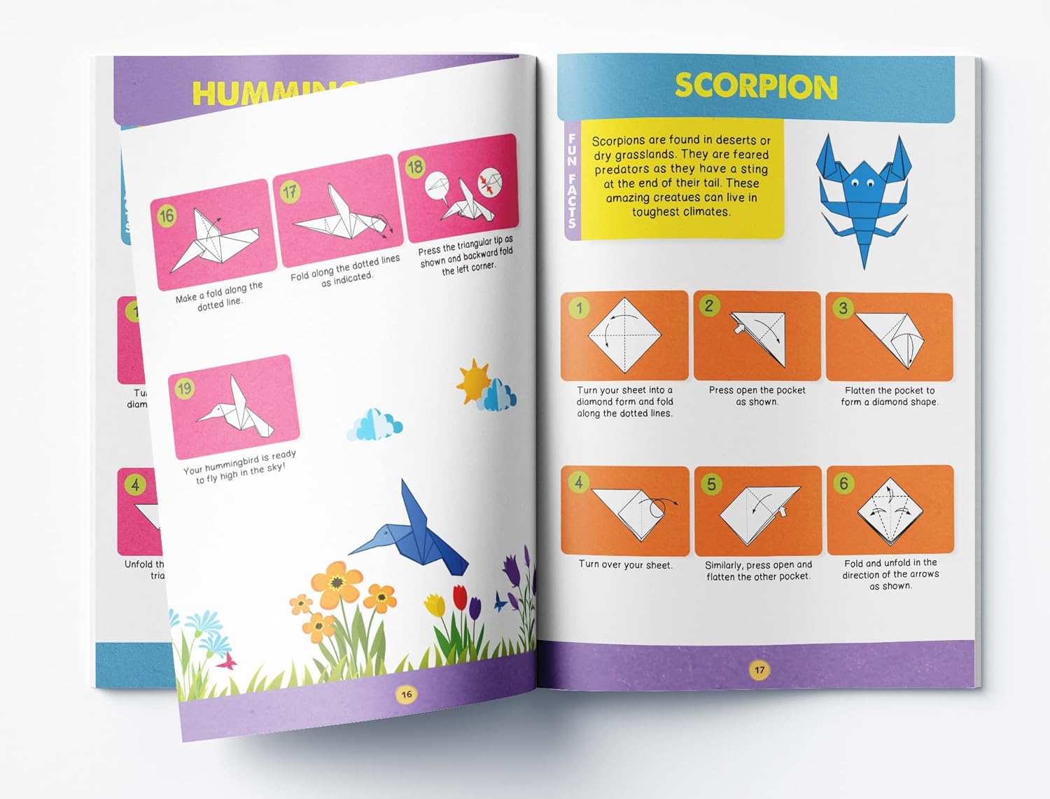 Origami - The Art of Paper-Folding - Activity Book For Children Level - 3