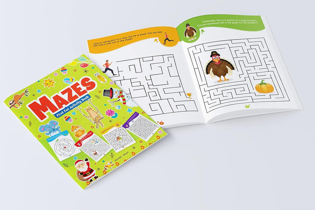 Mazes : First Fun Activity Books For Kids