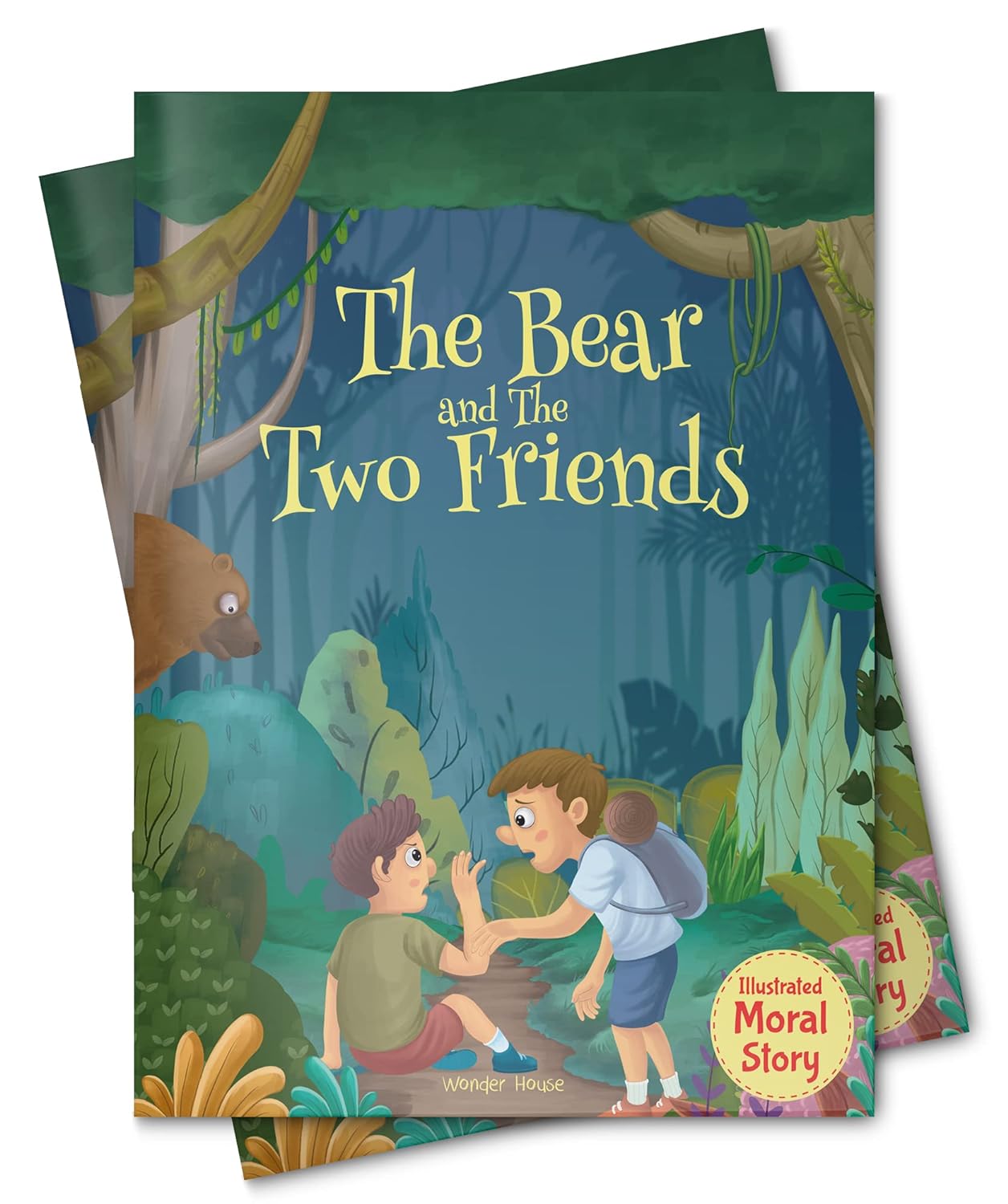 The Bear and the Two Friends - Illustrated Moral Story for Children