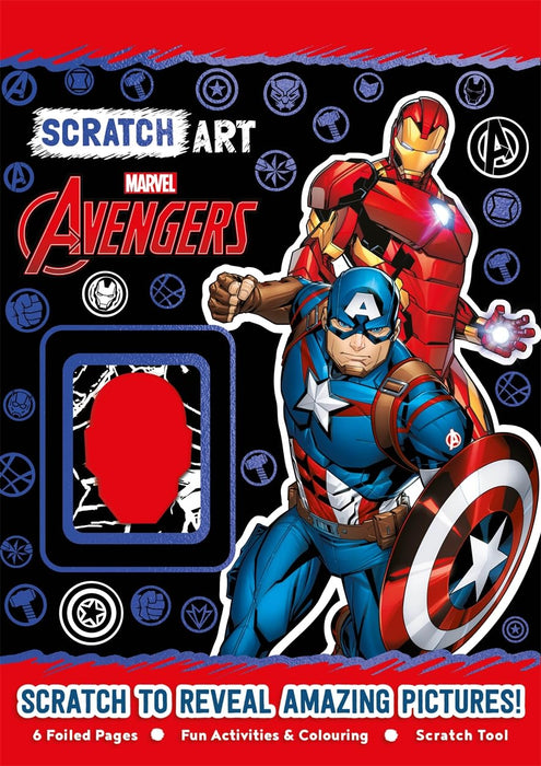 Scratch Art Marvel Avengers
