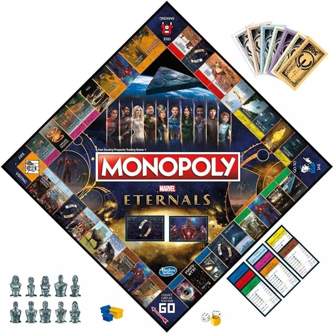 Hasbro Gaming Monopoly: Marvel Studios' Eternals Edition