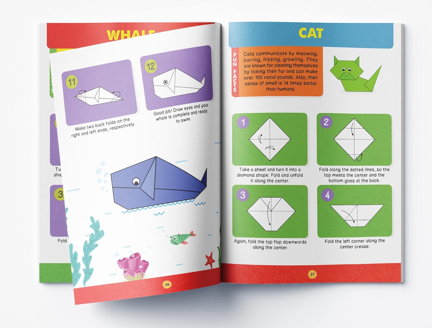 Origami - The Art of Paper-Folding - Activity Book For Children Level - 2