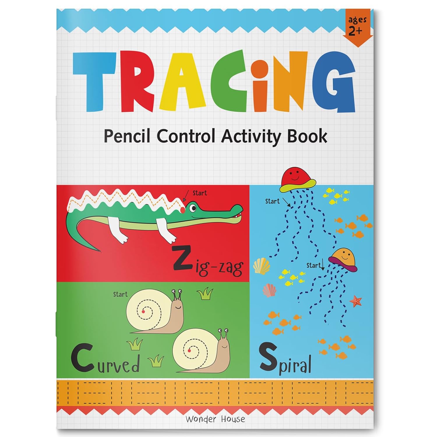 Countable Control Book Tracing - Pencil Control Activity Book For Age 2+ – Book Mart W.L.L