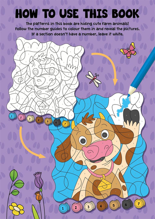 Hidden Colour By Numbers: Farm