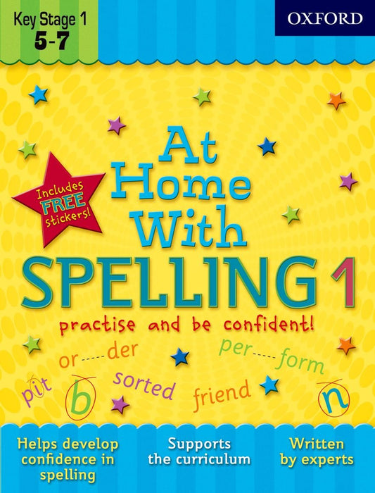 9780192733351	Key Stage1  -5-7 At Home With Spelling 1  - Oxford