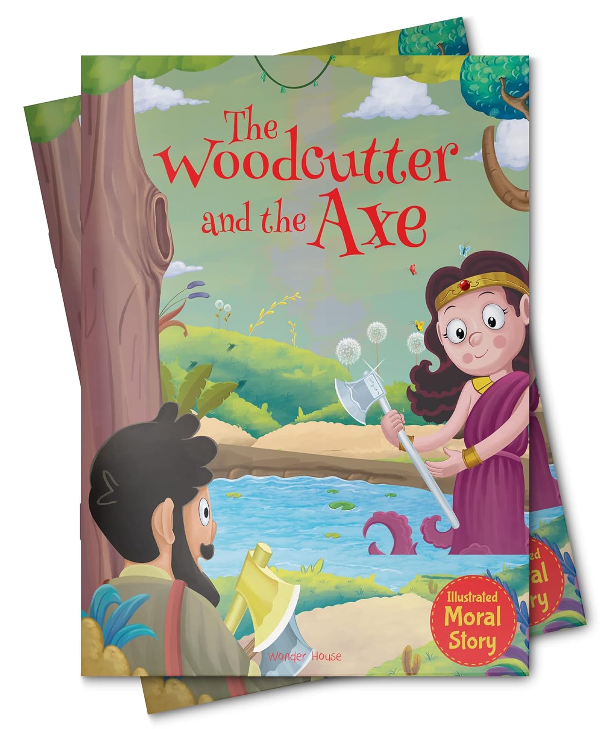 The Woodcutter and the Axe - Illustrated Moral Story for Children