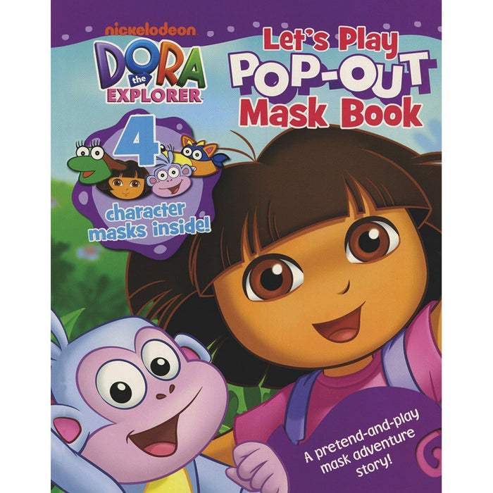 Dora The Explorer Let`S Play Pop-Out Mask Book