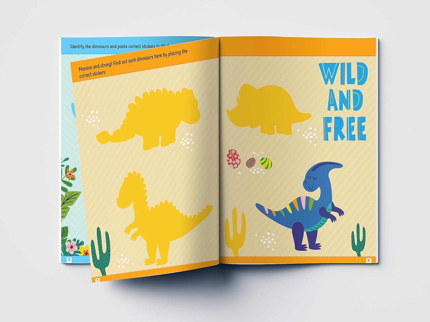 Dinosaur World Reusable Sticker Book