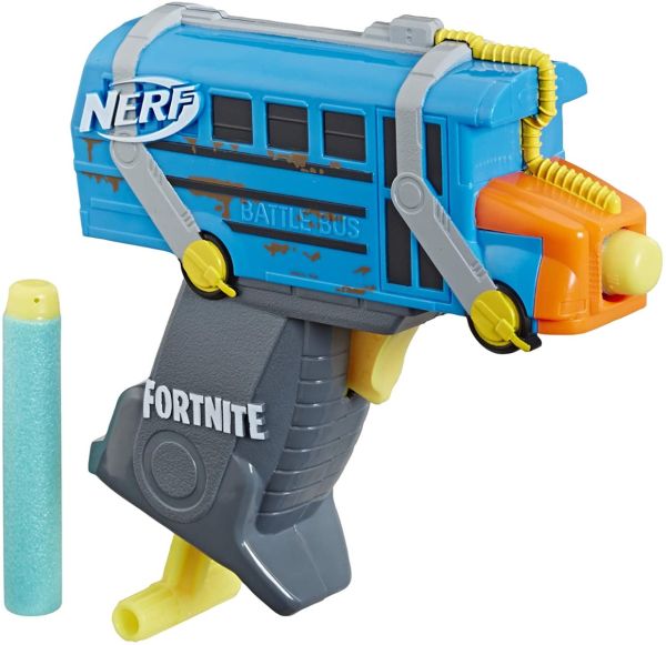 Hasbro Nerf Fortnite MicroShots Battle Bus Blaster