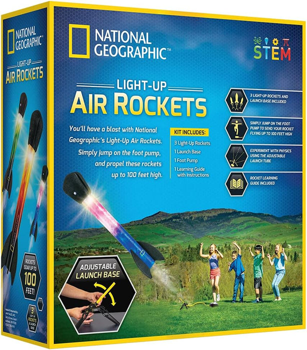National Geographic Light-Up Rockets, Multi Color, Rtngairrocket