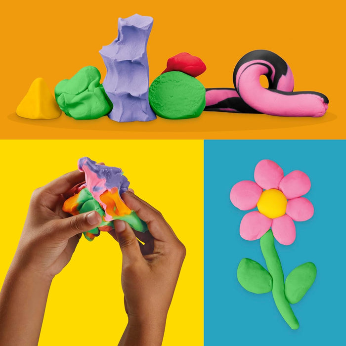 Hasbro Play-Doh, Favorite Color, Gift Ideas for Boys and Girls, 9-Pack, Manual Activities