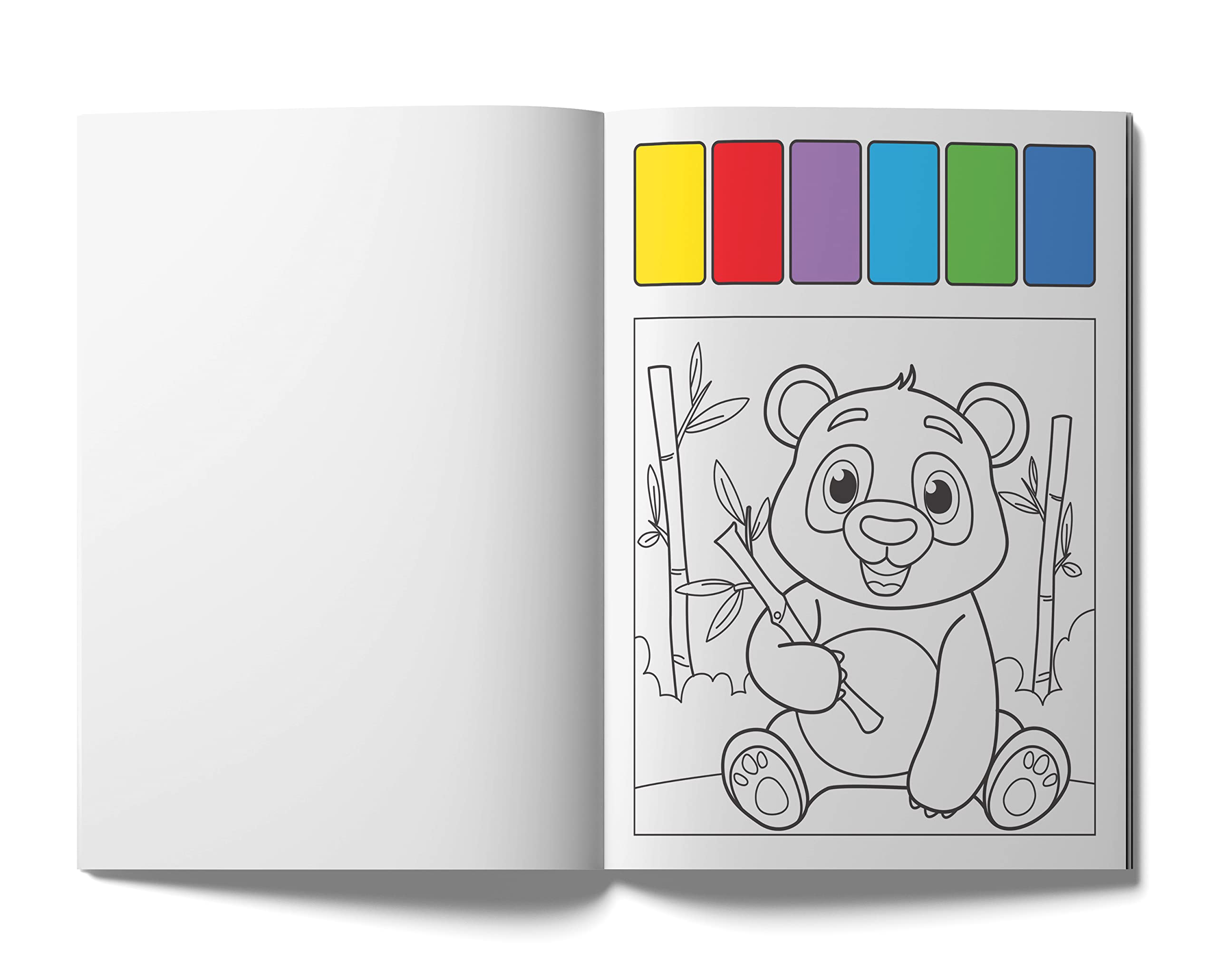 Animals: Pick & Paint Coloring Activity Book
