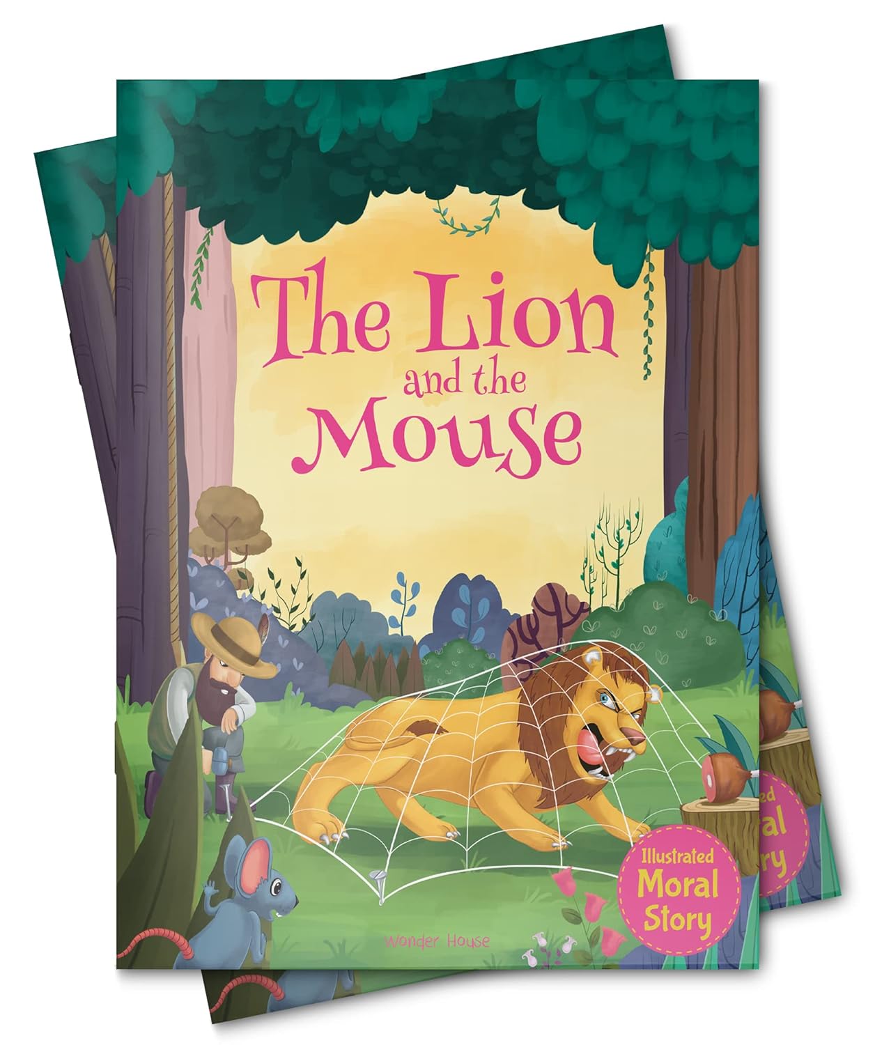 The Lion And The Mouse Illustrated Moral Story For Children Book the-lion-and-the-mouse-illustrated-moral-story-for-children-book
