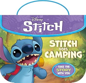 Disney Stitch: Stitch Goes Camping: An on-the-go storybook adventure | Perfect for travelling and bedtime stories