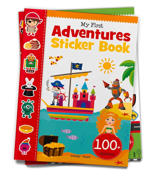 My First Adventures Sticker Book: with 100+ Stickers