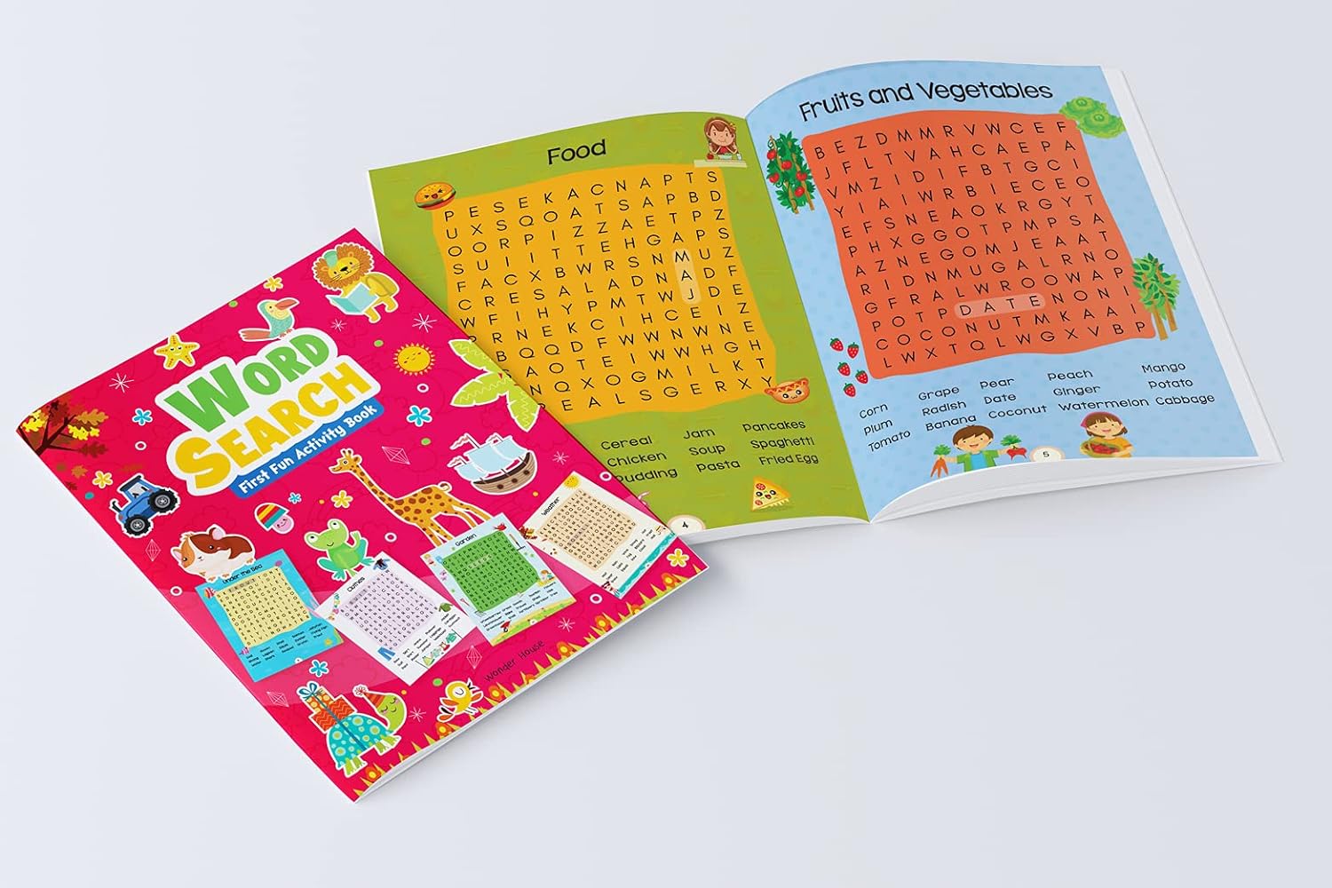Word Search : First Fun Activity Books For Kids