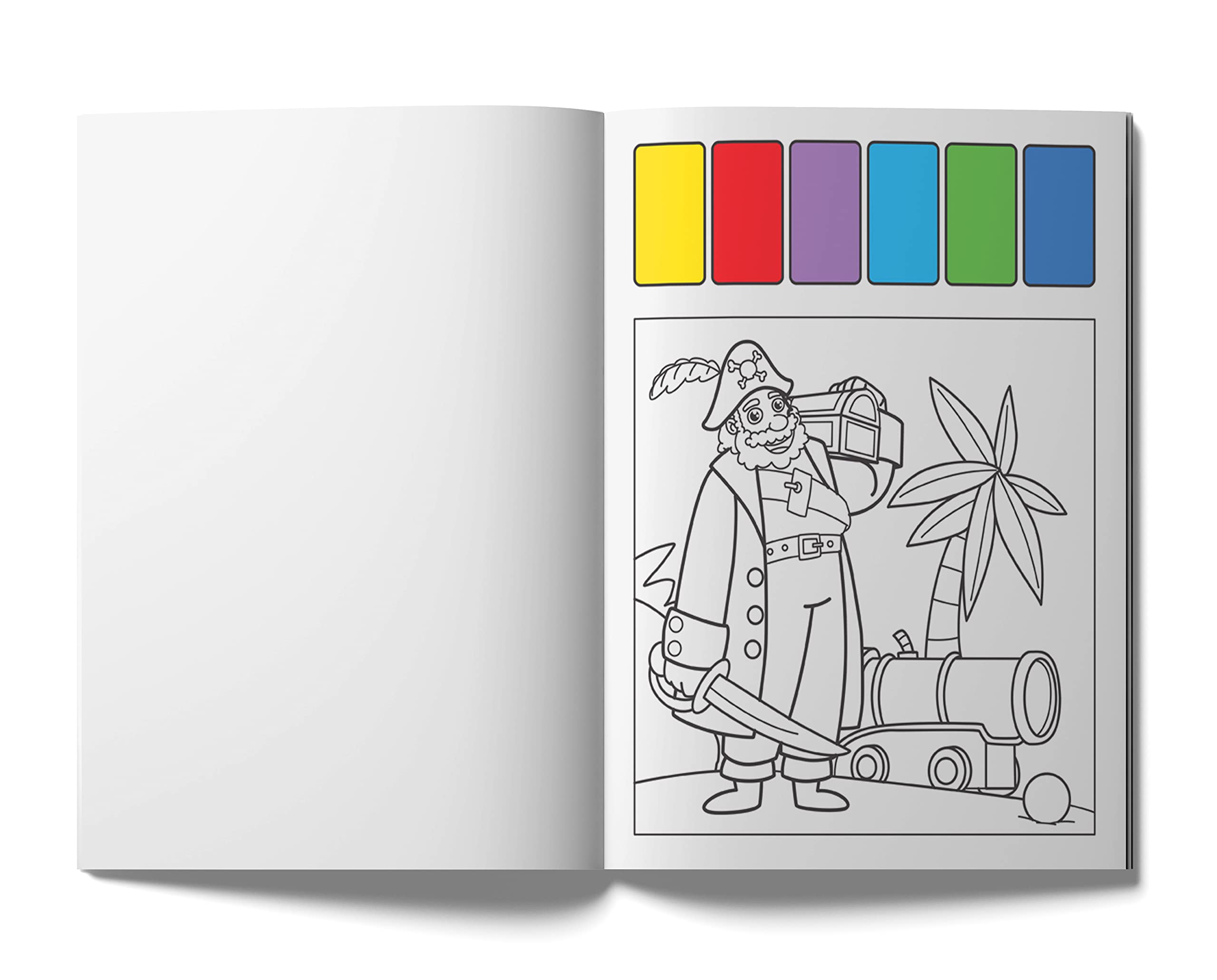 Pirates: Pick & Paint Coloring Activity Book